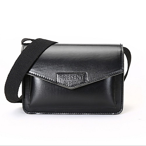 

Women's PU Crossbody Bag Solid Color Black / Brown / Wine