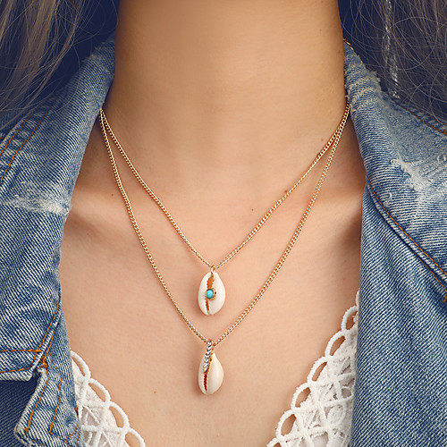 

Women's Necklace Friends European Romantic Casual / Sporty Sweet Chrome Gold 60 cm Necklace Jewelry 1pc For Street Festival