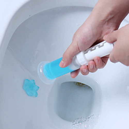

Toilet Bowl Cleaning Gel Starter Kit, Includes Dispenser and 1 Gel Set, Glade Rainshower Scent