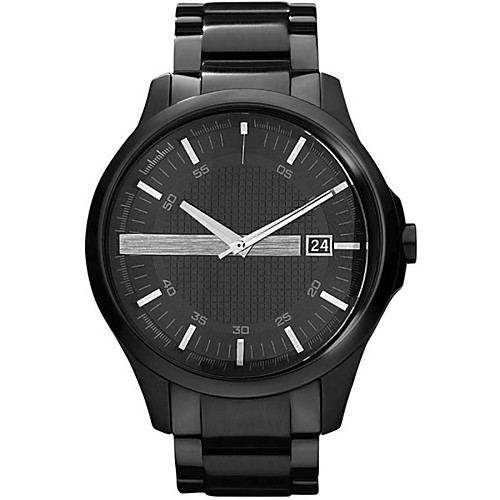 

Men's Dress Watch Japanese Quartz Classic Style Genuine Leather Black 50 m Water Resistant / Waterproof Calendar / date / day Analog Casual Fashion - Black One Year Battery Life / Stainless Steel