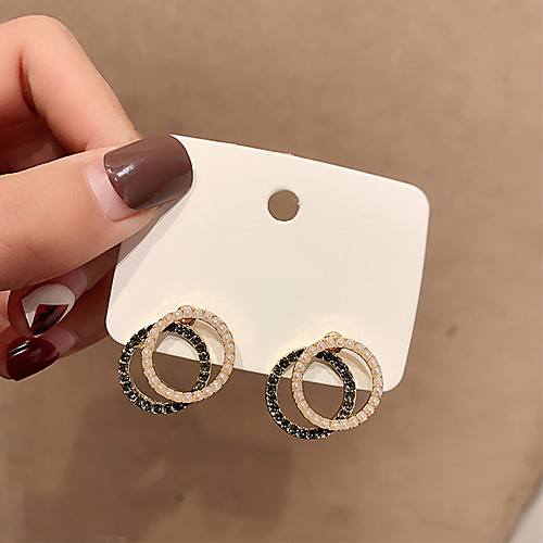

Women's Stud Earrings Drop Earrings Hoop Earrings Geometrical Stylish Simple Trendy Fashion Cool Imitation Pearl Gold Plated Imitation Diamond Earrings Jewelry Gold For Party Evening Gift Vacation
