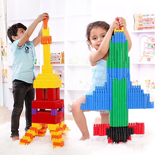 

Building Blocks Interlocking Blocks Bullet Blocks Simple Hand-made Parent-Child Interaction Family Molded ABS Portable Universal 132 pcs Kid's Boys and Girls Toy Gift