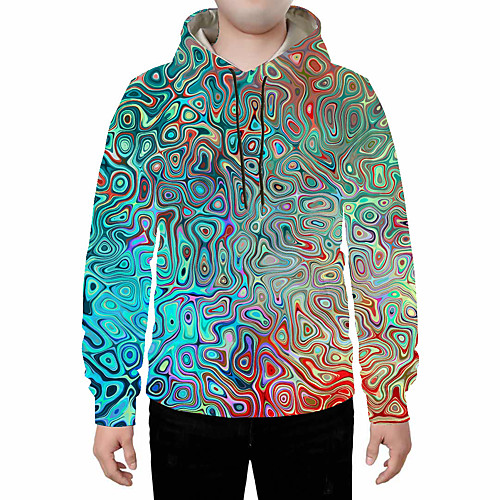 

Men's Basic Hoodie - 3D Rainbow US32 / UK32 / EU40