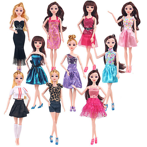 

Doll accessories Doll Clothes Doll Dress Simple Creative Kawaii Clothing Fabrics 1-10 pcs Children's All Toy Gift