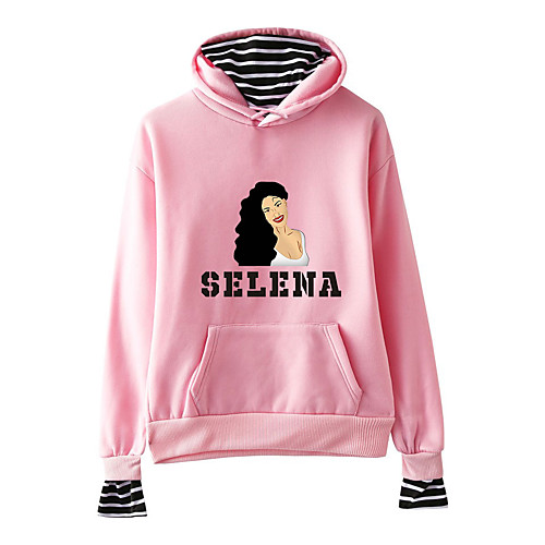 

Inspired by Cosplay Selena quintanilla Cosplay Costume Hoodie Pure Cotton Print Printing Hoodie For Men's / Women's