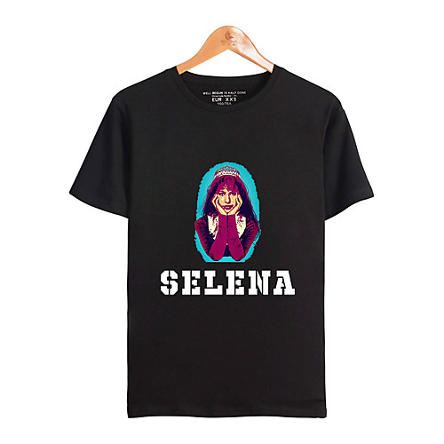 

Inspired by Cosplay Selena quintanilla Cosplay Costume T-shirt Pure Cotton Print Printing T-shirt For Men's / Women's