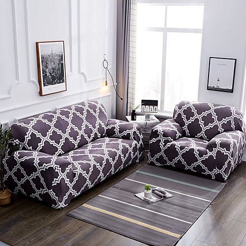 

Nordic Simple Geometric Pattern Elastic Sofa Cover Stretchable Combination Sofa Cover