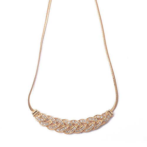 

Women's Choker Necklace Necklace Friends European Romantic Casual / Sporty Sweet Chrome Gold 45 cm Necklace Jewelry 1pc For Street Festival