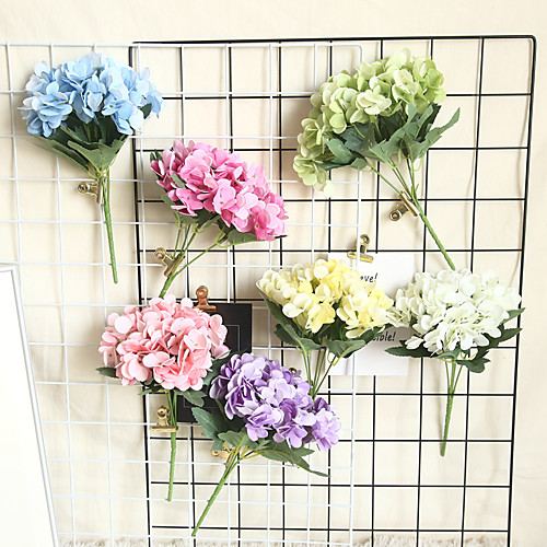 

1pcs Hydrangea Artificial Flower Plant INS Wedding Decoration