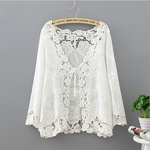 

Women's Daily Blouse - Solid Colored White