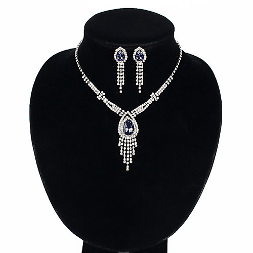 

Women's Purple Chain Necklace Necklace Crystal Necklace Tennis Chain Simple Luxury Trendy Casual / Sporty Copper Silver Plated Imitation Diamond Purple 42 cm Necklace Jewelry 1pc For Wedding Party