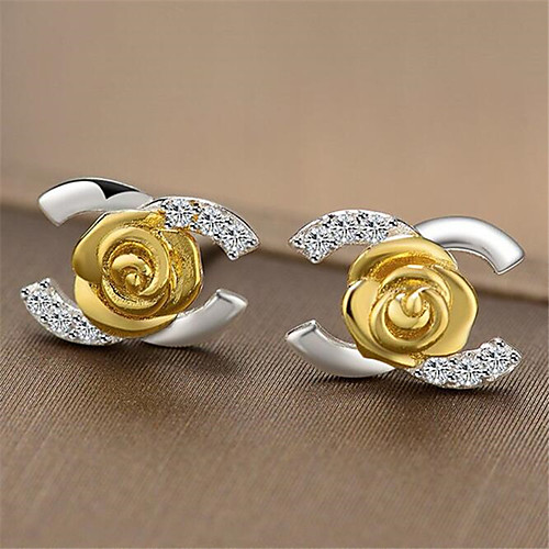 

Women's Earrings Classic Fashion Stylish Earrings Jewelry Gold / Silver For Gift Festival 1 Pair