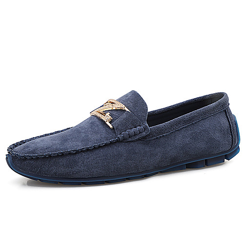 

Men's Pigskin Fall / Spring & Summer Casual / British Loafers & Slip-Ons Breathable Blue / Black / Beige