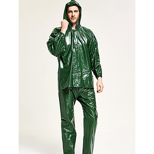 

Protective Clothing Anti Dust And Droplet Men's Hiking Raincoat Outdoor Waterproof Windproof Raincoat Army Green / Blue