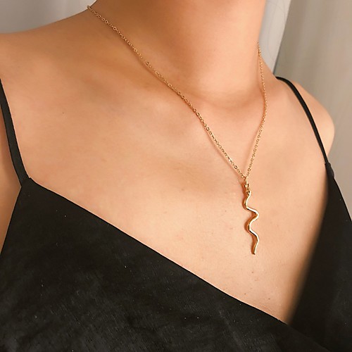 

Women's Necklace Friends European Romantic Casual / Sporty Sweet Chrome Gold Silver 40 cm Necklace Jewelry 1pc For Street Festival