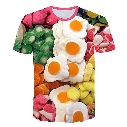 

Men's Daily T-shirt - 3D Print Rainbow