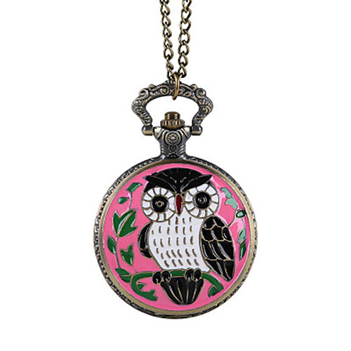 

Unisex Pocket Watch Quartz Titanium Alloy White / Pink Creative Casual Watch Analog - Digital Casual - White Blushing Pink