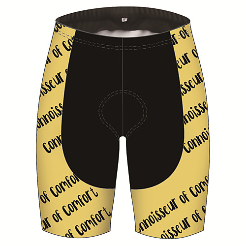 

21Grams Men's Cycling Shorts Bike Shorts Padded Shorts / Chamois Pants Breathable 3D Pad Quick Dry Sports Patchwork Black / Yellow Mountain Bike MTB Road Bike Cycling Clothing Apparel Bike Wear