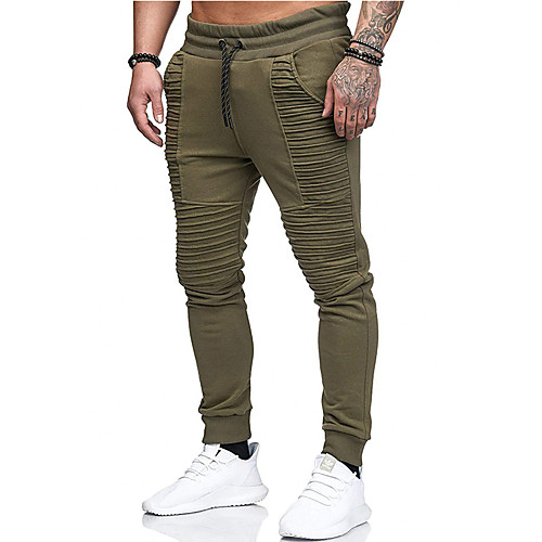 

Men's Basic Sweatpants Pants - Solid Colored Army Green Red Light gray US32 / UK32 / EU40 US34 / UK34 / EU42