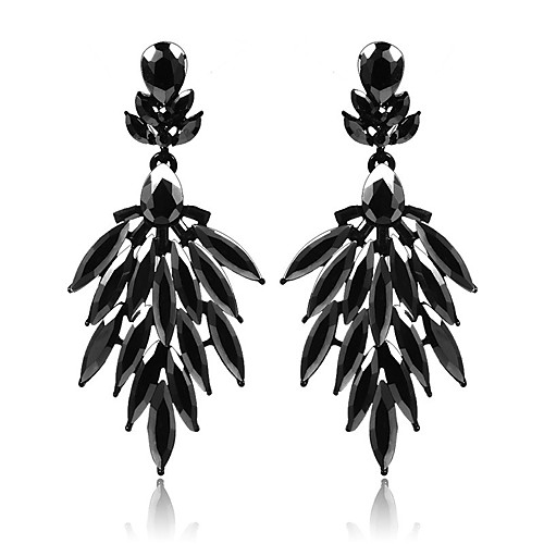 

Women's Earrings Holiday Wedding Birthday Romantic Earrings Jewelry Black For Date Street Festival 1 Pair
