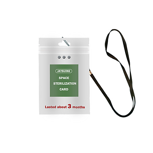 

Anti Bacteria and Sterilization Card Space Air Purification Lanyard Easy to Carry Protective Card Anti Bacteria and Sterilization Sticker