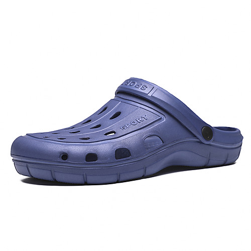 

Men's PU Fall / Spring & Summer Casual Sandals Breathable Black / Dark Blue / Gray / Party & Evening