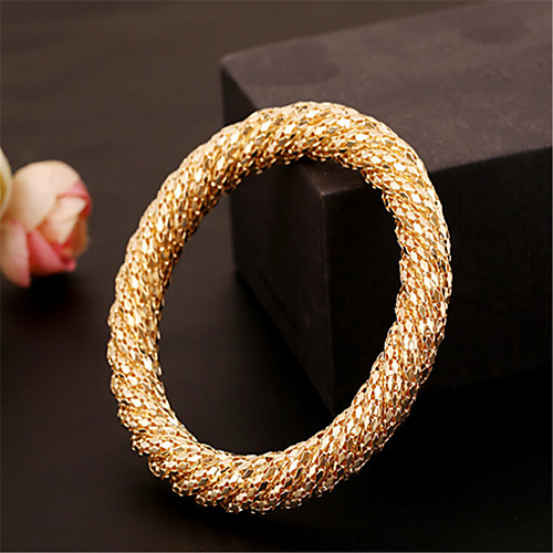 

Bracelet Bangles Classic Fashion Fashion Alloy Bracelet Jewelry Gold For Party Evening Gift
