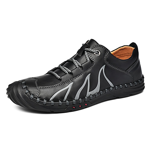 

Men's PU Spring & Summer / Fall & Winter Casual Oxfords Walking Shoes Waterproof Booties / Ankle Boots Black / Brown / Khaki