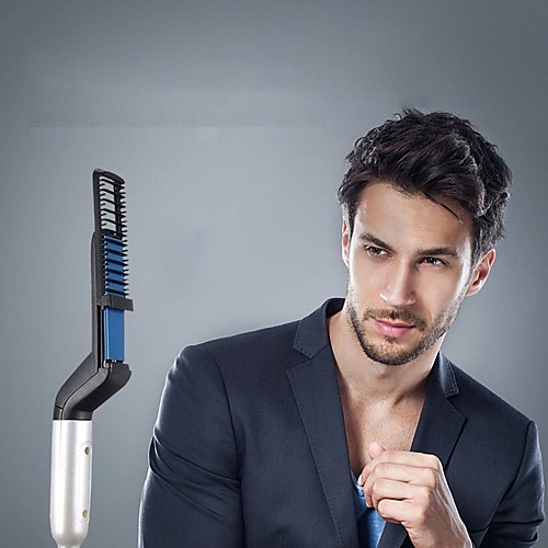 

Multifunctional Hair Comb Brush Beard Straightener Hair Straighten Straightening Comb Hair Curler Quick Hair Styler for Men