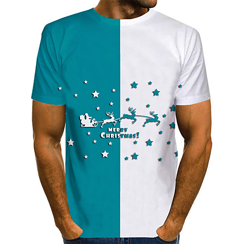 

Men's Daily Basic T-shirt - 3D Rainbow
