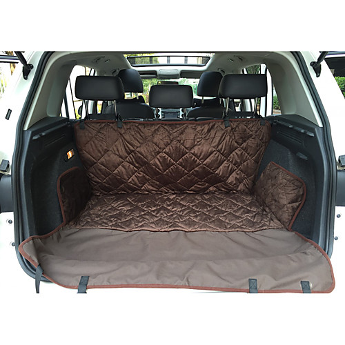 

Pets Mattress Pad Car Seat Cover Bed Sofa Cushion Bed Blankets Waterproof Breathable Warm Pet Mats & Pads Plush Fabric Cotton Solid Colored Car Brown Black / Foldable