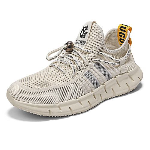

Men's Mesh Summer / Spring & Summer Sporty / Casual Athletic Shoes Running Shoes Breathable Black / Yellow / Beige