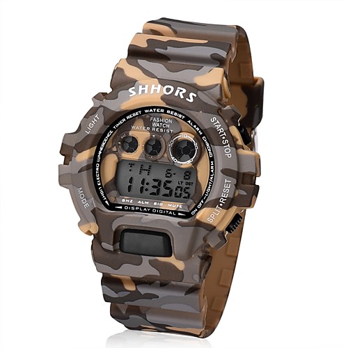 

Men's Sport Watch Quartz woven Orange / Brown / Green Day Date Analog - Digital Casual Fashion - Orange Brown Green One Year Battery Life