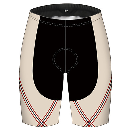 

21Grams Women's Cycling Shorts Bike Shorts Padded Shorts / Chamois Pants Breathable 3D Pad Quick Dry Sports Stripes BrownGray Mountain Bike MTB Road Bike Cycling Clothing Apparel Bike Wear