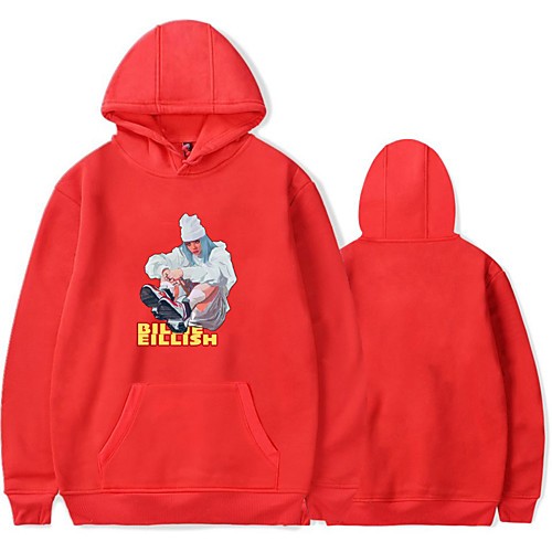 

Inspired by Cosplay Billie Eilish Cosplay Costume Hoodie Pure Cotton Print Hoodie For Men's / Women's