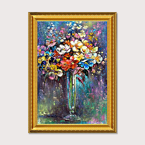 

Hd Printing Abstract Oil Painting European Vintage Flowers Bedroom Hotel Porch Has Framed Canvas Art Wall Painting