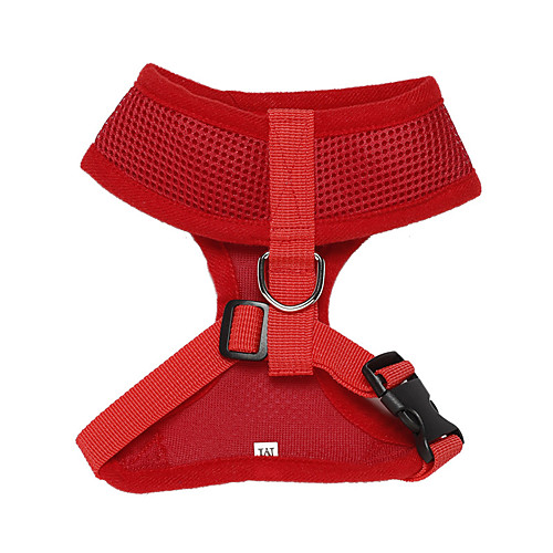 

Cat Dog Harness Mesh Harness Breathable Adjustable / Retractable Solid Colored Mesh Nylon Black / Red Camouflage Color