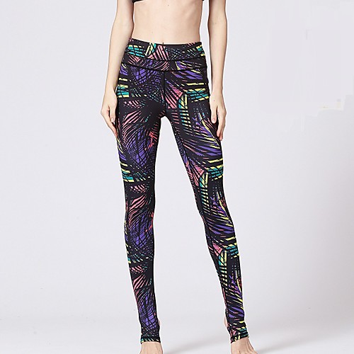 

Activewear Yoga Women's Training / Daily Wear POLY Pattern / Print / Gore Natural Pants