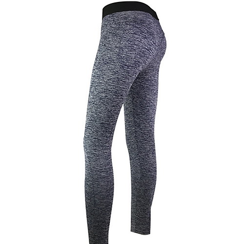 

Women's Basic Legging - Solid Colored, Split Mid Waist Dark Gray Black Navy Blue S M L