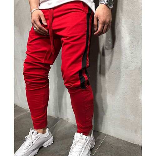 

Men's Basic Sweatpants Pants - Print Yellow Red White US36 / UK36 / EU44 US38 / UK38 / EU46 US40 / UK40 / EU48