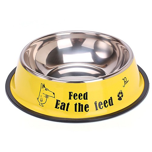 

Fish Bone Pattern Food Bowl for Pets Dogs