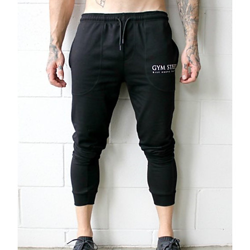 

Men's Basic Chinos Pants - Print Black Beige Gray US36 / UK36 / EU44 US38 / UK38 / EU46 US40 / UK40 / EU48