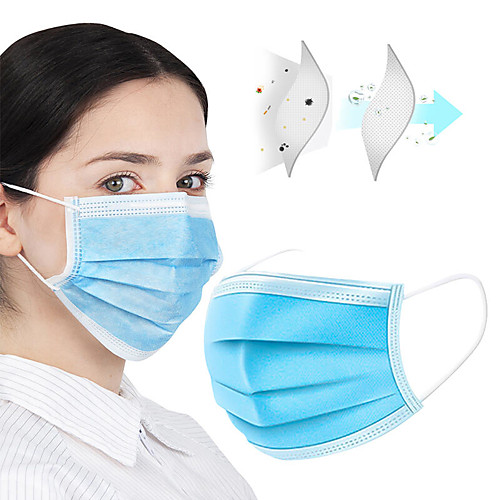 

100 pcs Face Mask Portable / Dust Proof / Disposable Health Care / Anti-Dust / Protection Nonwoven Fabric Daily Wear / Office & Career Universal / Face / Casual / Daily
