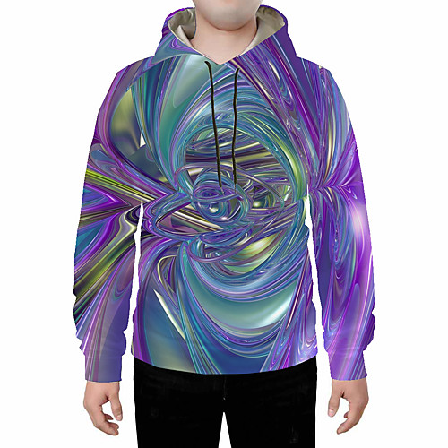 

Men's Basic Hoodie - 3D Rainbow US32 / UK32 / EU40
