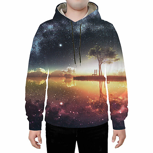 

Men's Basic Hoodie - 3D Rainbow US32 / UK32 / EU40