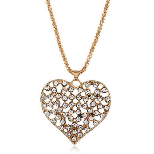 

Women's Pendant Necklace Necklace Friends European Romantic Casual / Sporty Sweet Chrome Gold 50 cm Necklace Jewelry 1pc For Street Festival