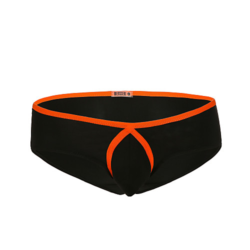 

Men's Basic Boxers Underwear - EU / US Size Low Waist Orange Green Blue S M L