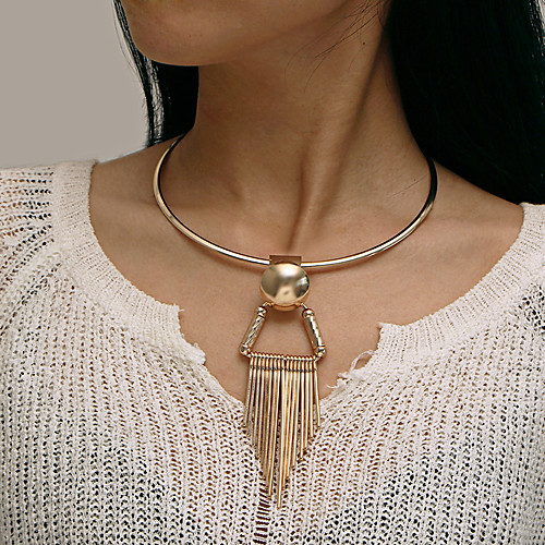 

Women's Pendant Necklace Necklace Friends European Romantic Casual / Sporty Sweet Chrome Gold 10 cm Necklace Jewelry 1pc For Street Festival