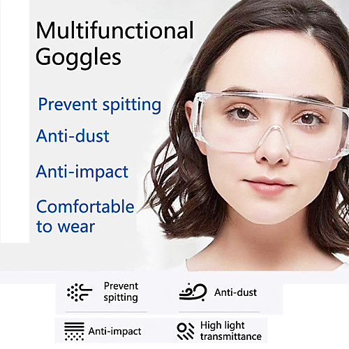 

Safety Glasses Anti-shock PC Lens Goggles Anti-Dust Windproof Riding Protective Glasses Working Eyewear Labor Protection