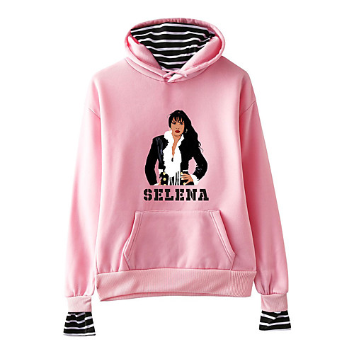 

Inspired by Cosplay Selena quintanilla Cosplay Costume Hoodie Pure Cotton Print Printing Hoodie For Men's / Women's